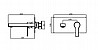 ברז ופיה מובנה בקיר