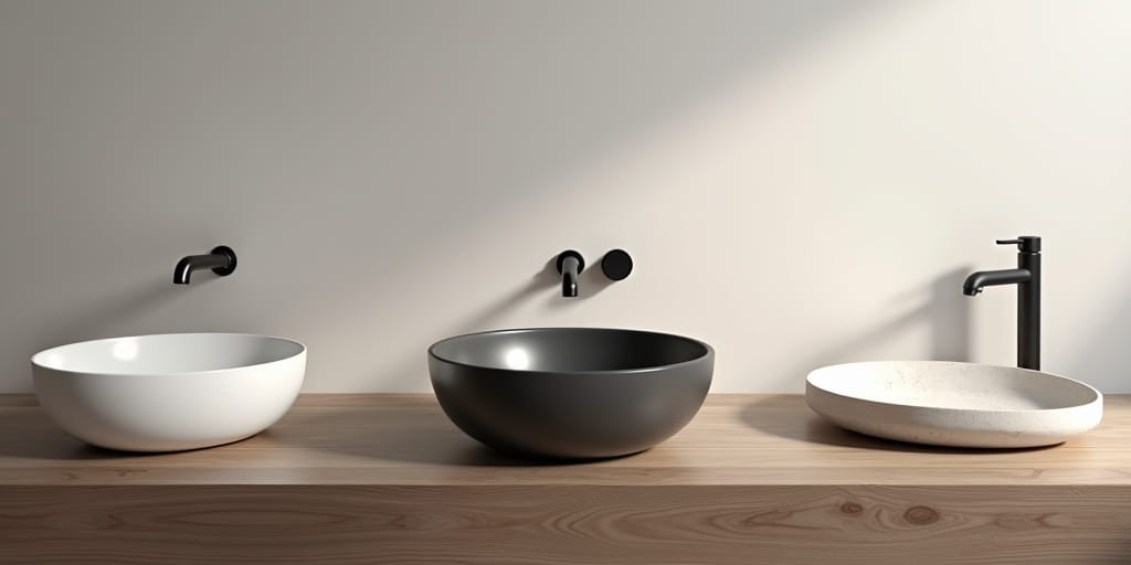 כיור מונח איכותי לחדר אמבטיה מעוצב